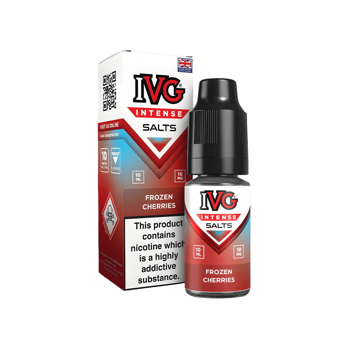 Frozen Cherries E-Liquid by IVG Intense Salts - 10mg E-Liquid