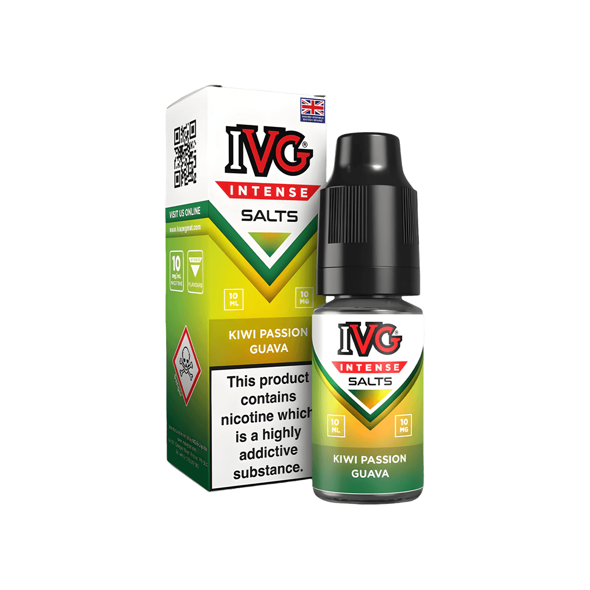 Kiwi Passion Guava E-Liquid by IVG Intense Salts - 10mg E-Liquid