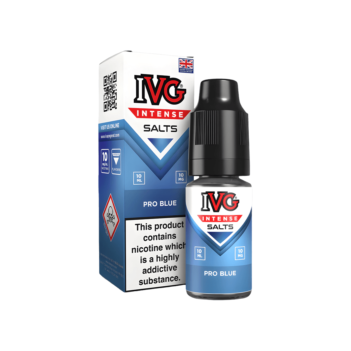 Pro Blue E-Liquid by IVG Intense Salts - 10mg E-Liquid
