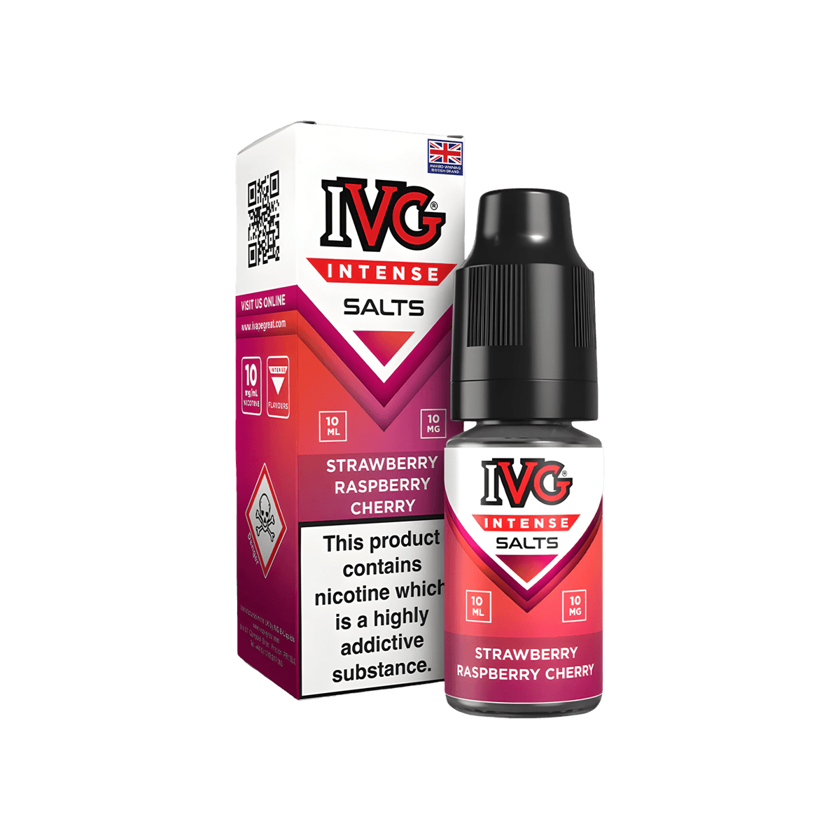 Strawberry Raspberry Cherry E-Liquid by IVG Intense Salts - E-Liquids