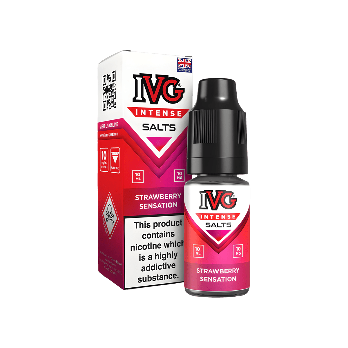 Strawberry Sensation E-Liquid by IVG Intense Salts - E-Liquids