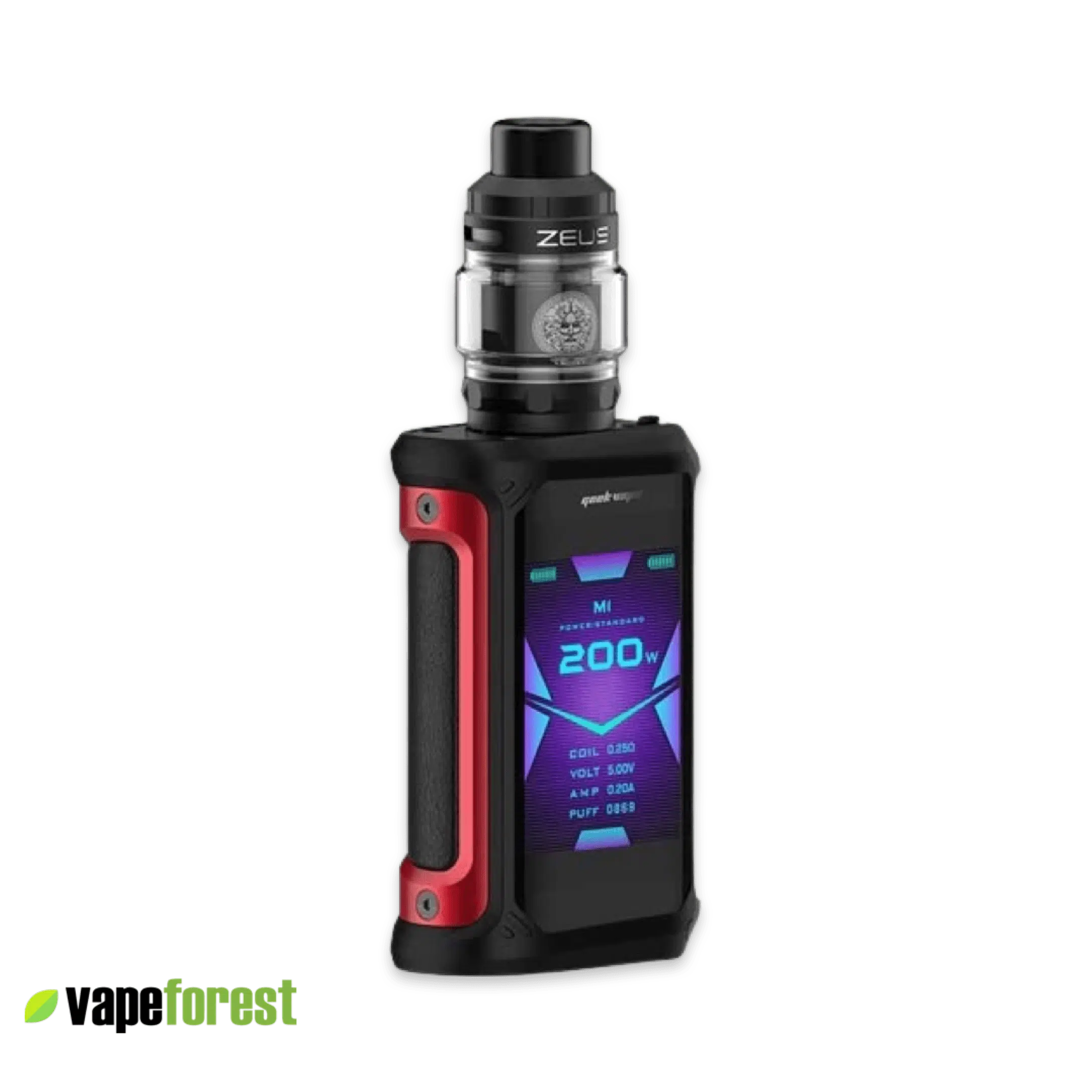 Aegis X Zeus GeekVape Red and Black Colour