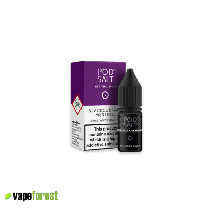 Pod Salt Blackcurrant Menthol Nic Salt E-Liquid