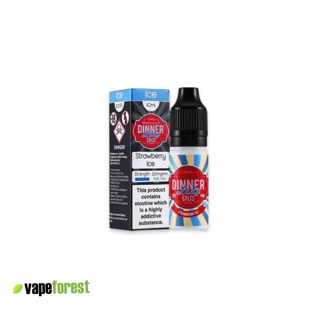 Dinner Lady | Nic Salts E-Liquid | Strawberry Ice