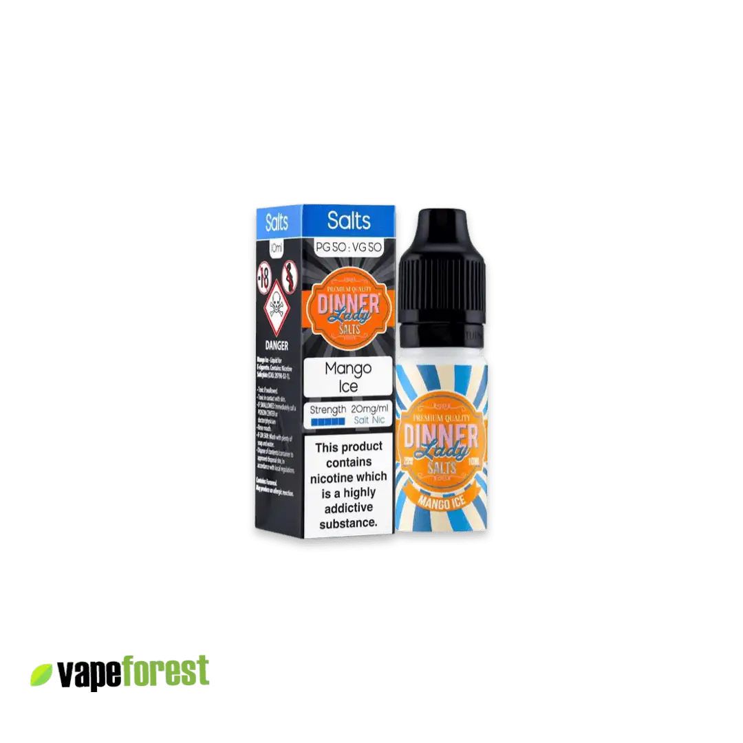 Dinner Lady | Nic Salts E-Liquid | Mango Ice
