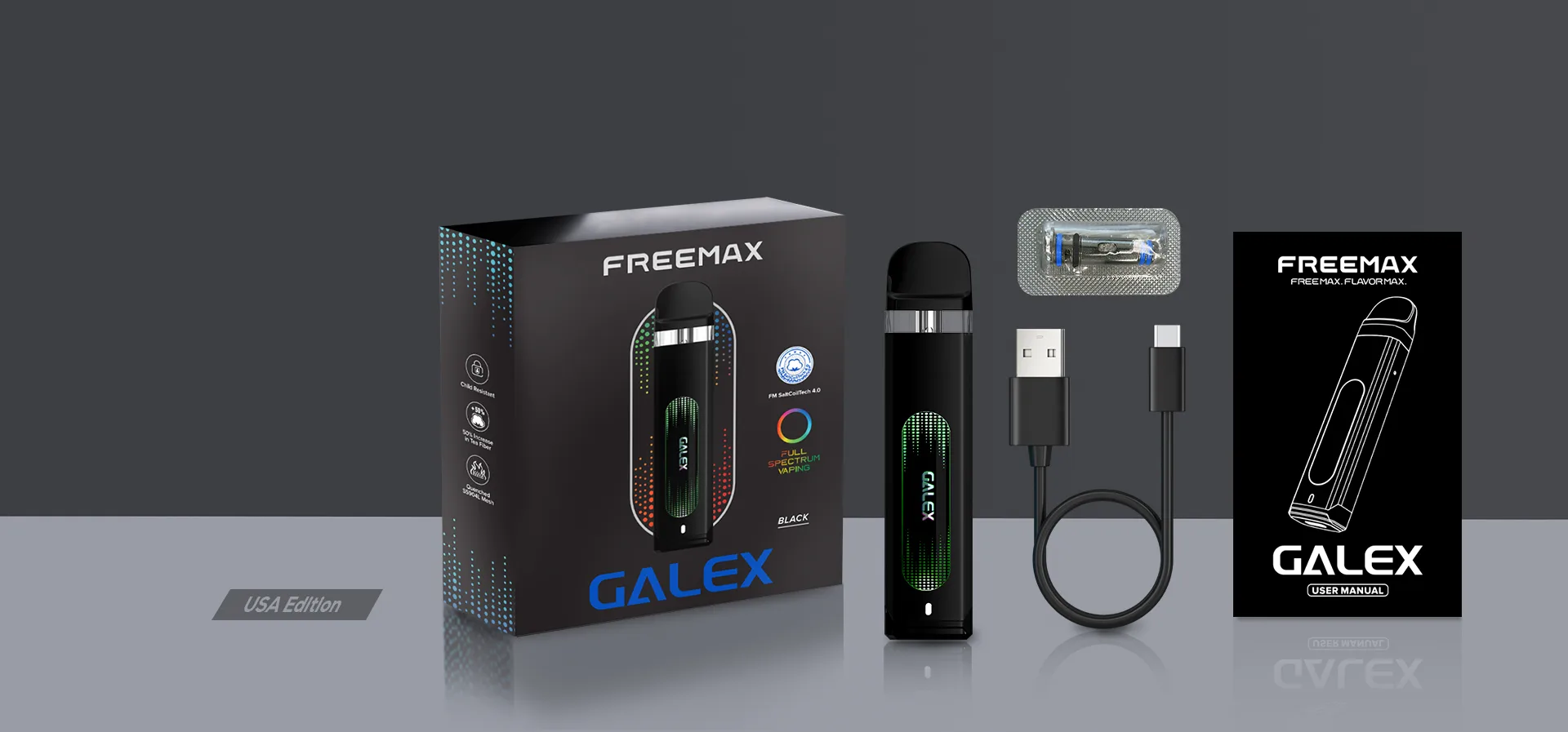 Freemax Galex Package Content