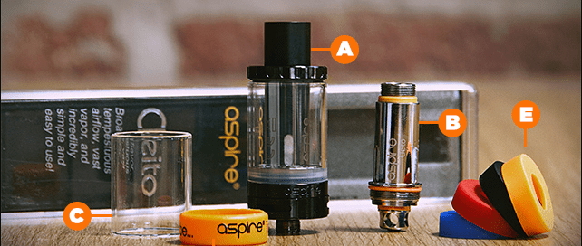 Aspire Cleito tank and coil