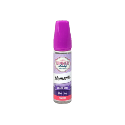 Grape Star by Dinner Lady Moments – 50ml Shortfill E-liquid