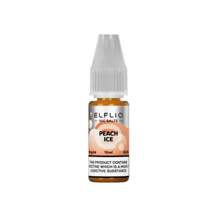 Peach Ice Elfliq by Elf Bar – 10ml Nic Salt E-liquid