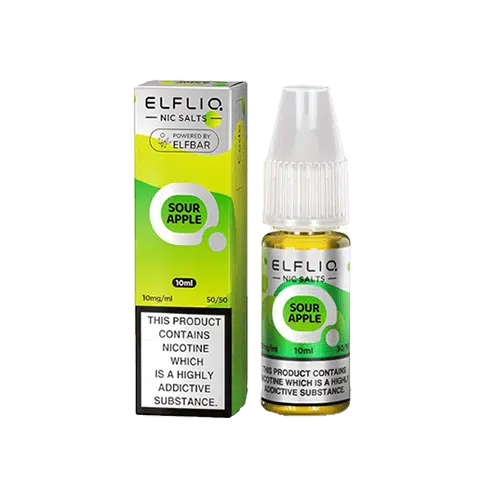 Sour Apple Elfliq by Elf Bar - 10ml Nic Salt E-liquid