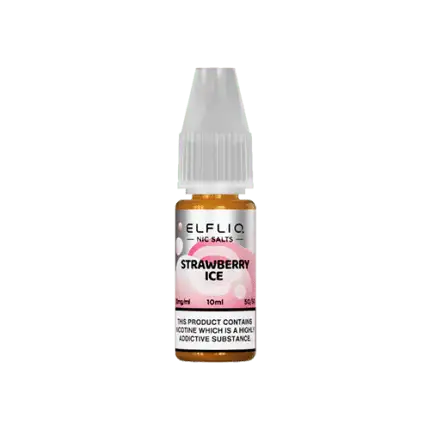 Strawberry Ice Elfliq by Elf Bar – 10ml Nic Salt E-liquid