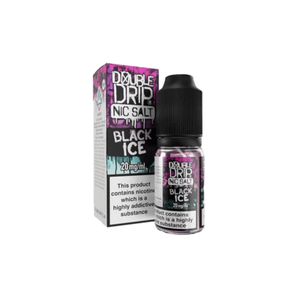 Black Ice by Double Drip –10ml Nic Salt E-liquid