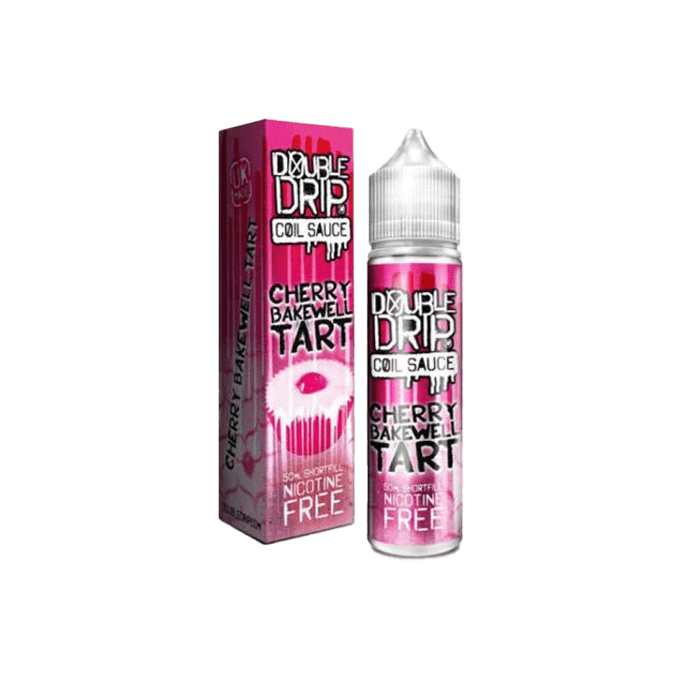 Cherry Bakewell Tart by Double Drip –50ml Shortfill E-liquid