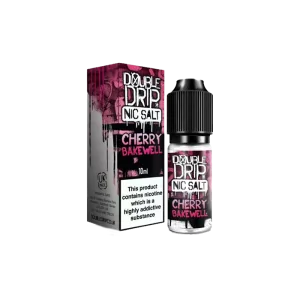 Cherry Bakewell by Double Drip –10ml Nic Salt E-liquid