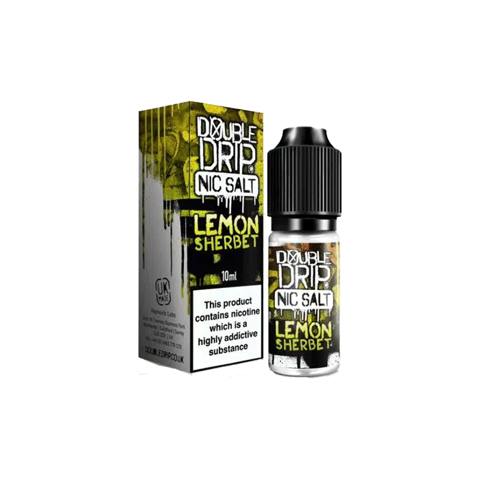 Lemon Sherbet by Double Drip –10ml Nic Salt E-liquid