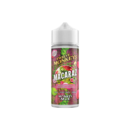 Macaraz by Twelve Monkeys – 100ml Shortfill E-liquid