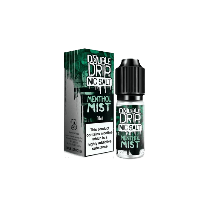 Menthol Mist by Double Drip –10ml Nic Salt E-liquid [Template Double Drip]