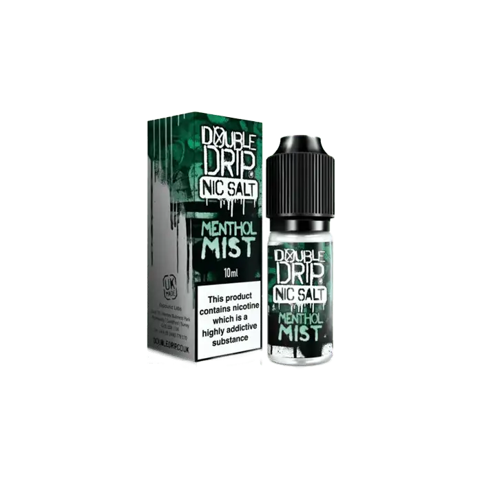 Menthol Mist by Double Drip –10ml Nic Salt E-liquid [Template Double Drip]