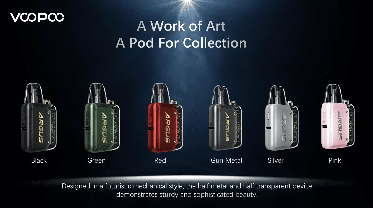 VooPoo Argus P1 vape kit different colours