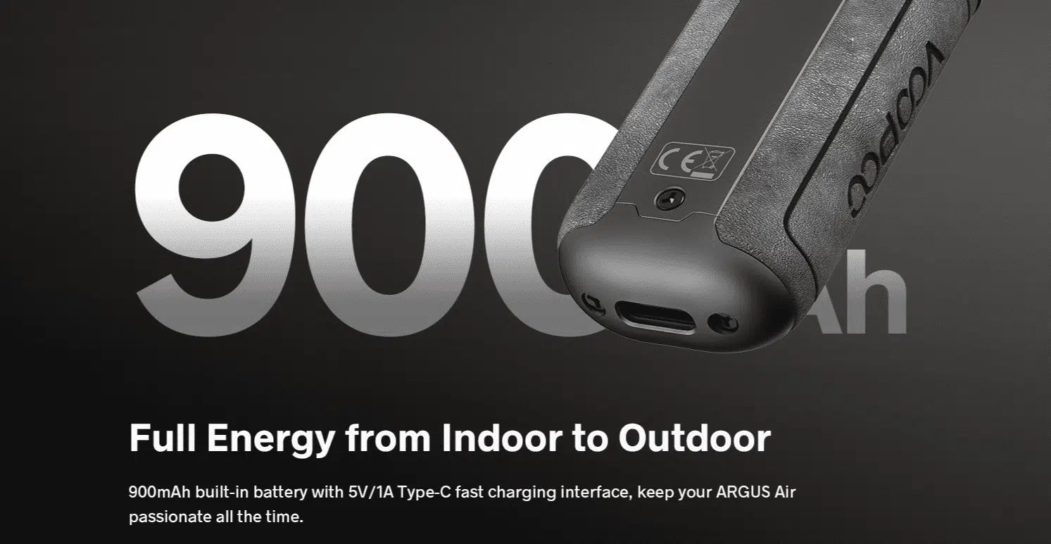 VOOPOO ARGUS AIR POD KIT Battery