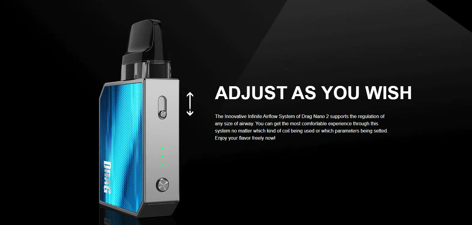 VooPoo Drag Nano 2 Airflow