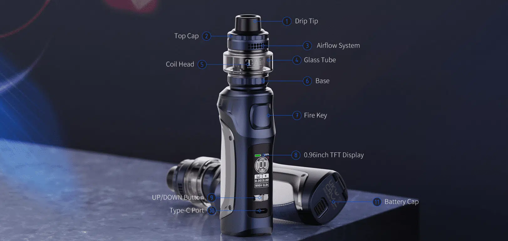 Smok Mag Solo Componenets
