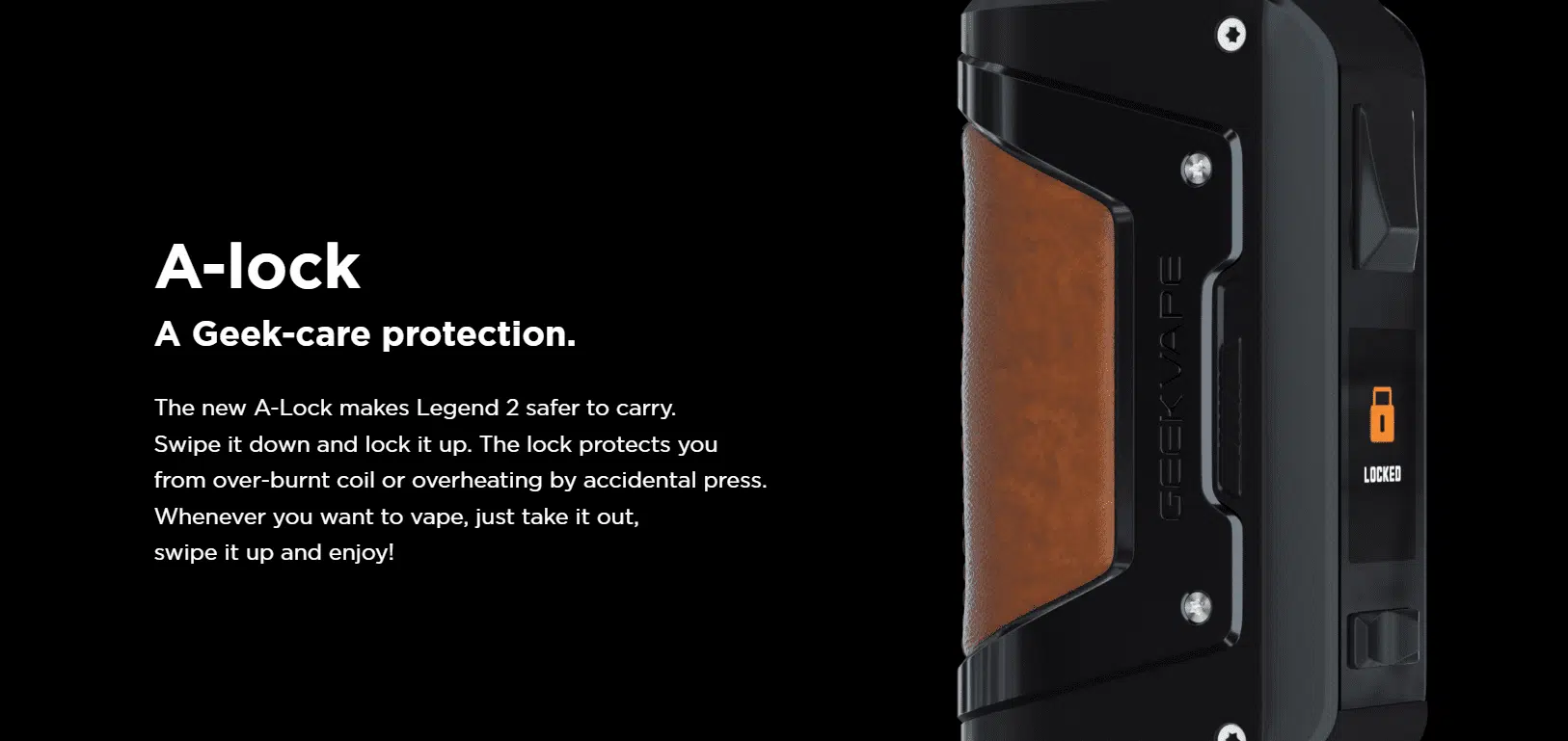 GeekVape Aeigs Legend 2 Locking System