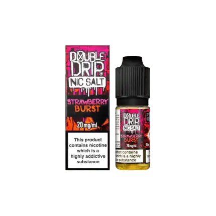 Strawberry Burst by Double Drip –10ml Nic Salt E-liquid