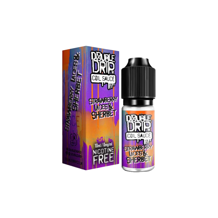Strawberry Laces and Sherbet by Double Drip –10ml E-liquid