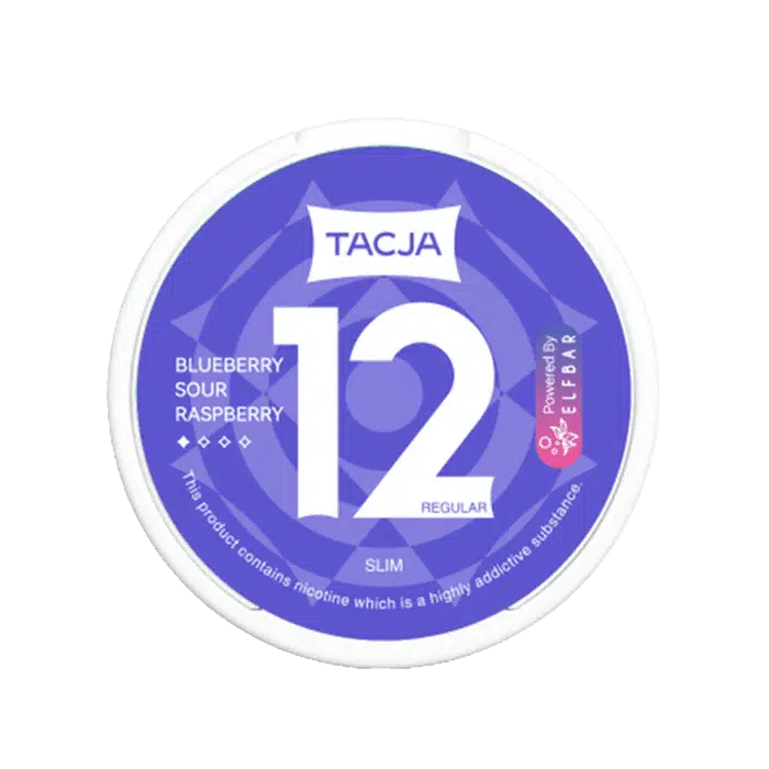 Elf Bar TACJA Nicotine Pouches - Blueberry Sour Raspberry-12