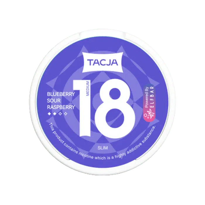 Elf Bar TACJA Nicotine Pouches - Blueberry Sour Raspberry-18