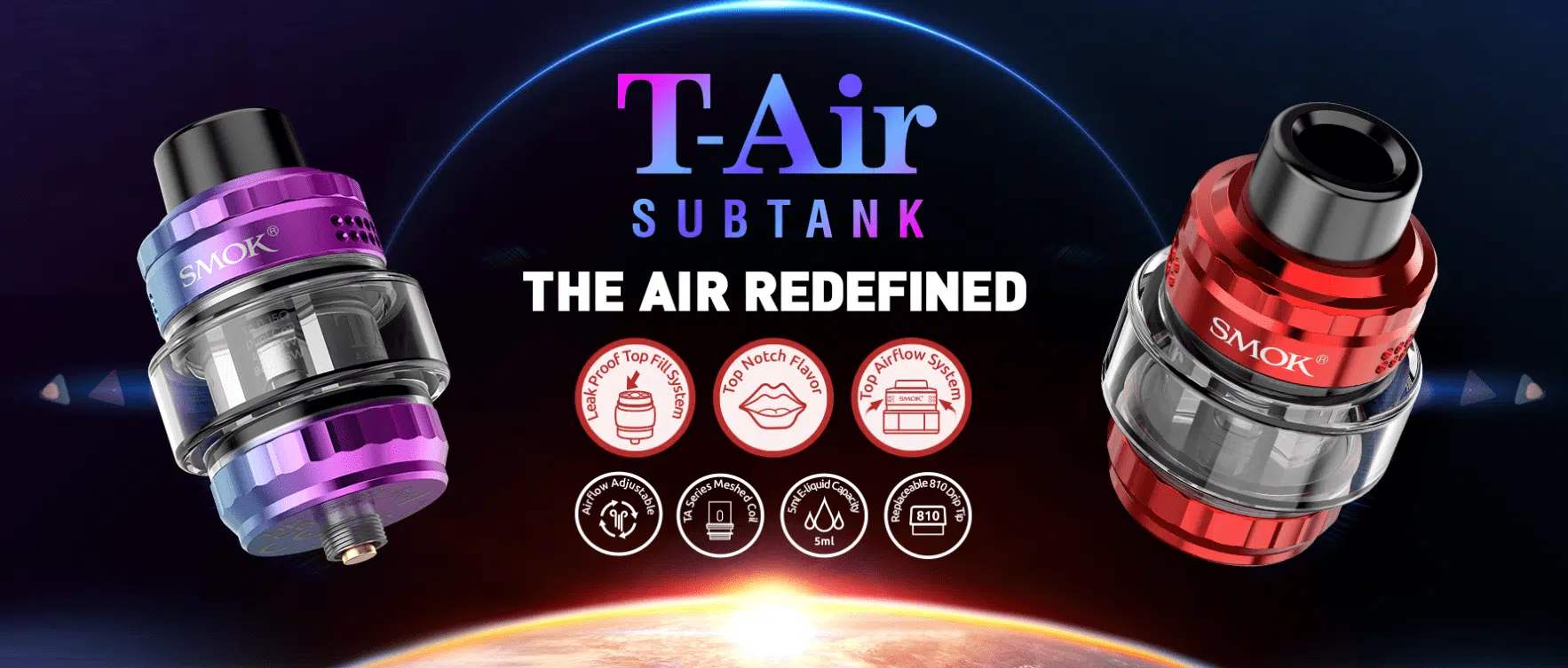 Smok T-Air SubTank Banner