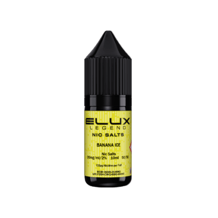 Banana Ice Nic Salt by Elux Legend – 10ml E-liquid