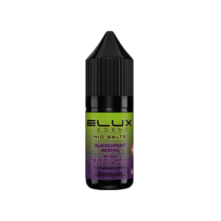 Blackcurrant Menthol Nic Salt by Elux Legend – 10ml E-liquid