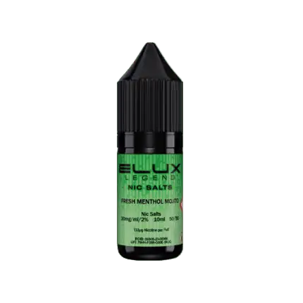 Fresh Menthol Mojito Nic Salt by Elux Legend – 10ml E-liquid