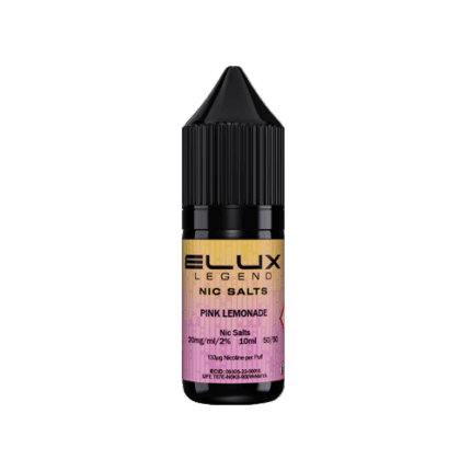 Pink Lemonade Nic Salt by Elux Legend – 10ml E-liquid