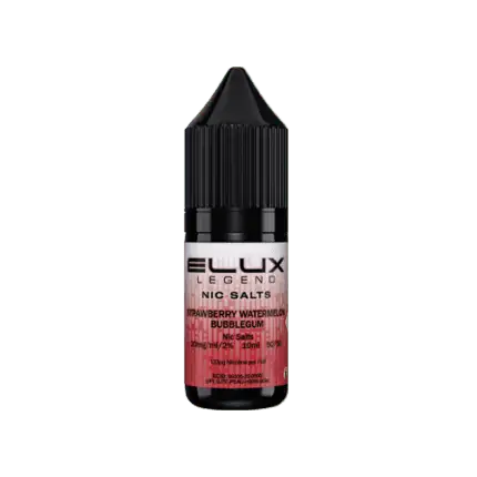 Strawberry Watermelon Bubblegum Nic Salt by Elux Legend – 10ml E-liquid