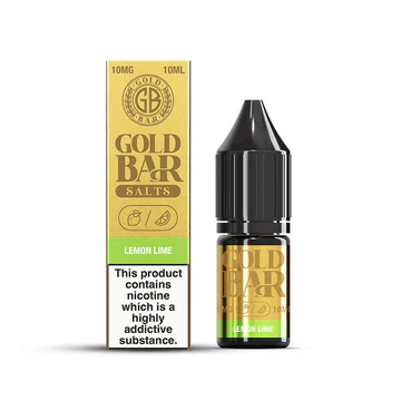 gold bar 10ml nic salts Lemon Lime