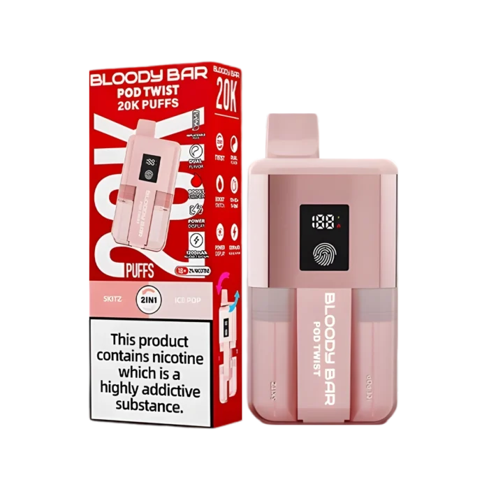 Bloody Bar Pod Twist 20K Vape Kit-Skitz-Ice Pop