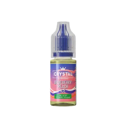 Blueberry Peach Ice by SKE Crystal Original- 10ml Nic Salt E-liquid