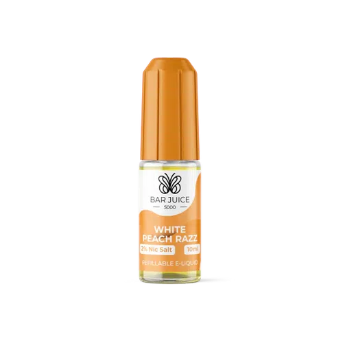 White Peach Razz Bar Juice 5000 - Nic Salt E Liquid