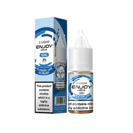 Blueberry Sour Raspberry Nic Salt E-liquid by Enjoy Ultra