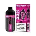 Craving Bar Big Maxx 22K Disposable Pod Kit -Strawberry Raspberry Cherry-Cherry Ice