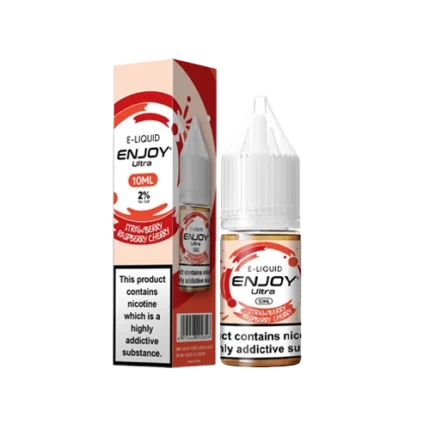 Strawberry Raspberry Cherry Nic Salt E-liquid by Enjoy Ultra