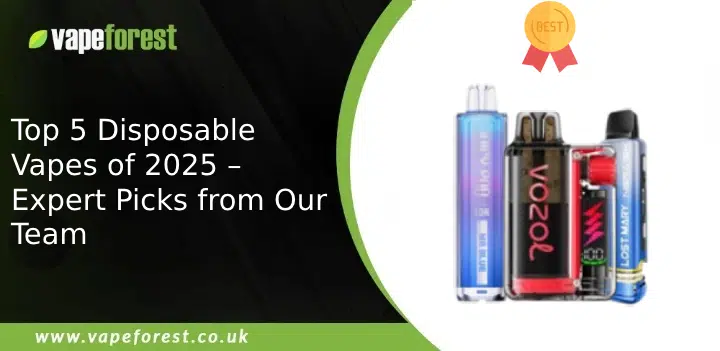 Top 5 Disposable Vapes of 2025 – Expert Picks from Our Team