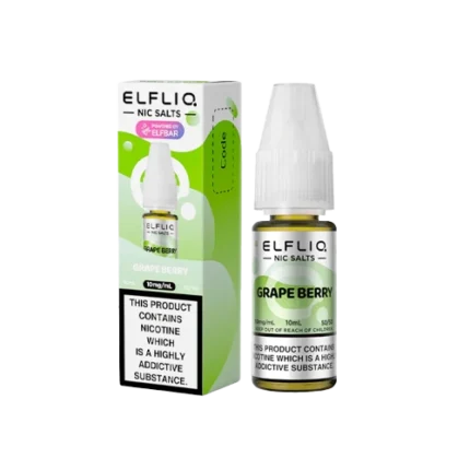 Grape Berry Elfliq by Elf Bar – 10ml Nic Salt E-liquid