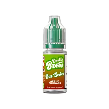 Apple Rhubarb Nic Salt E-Liquid by Double Brew 10ml