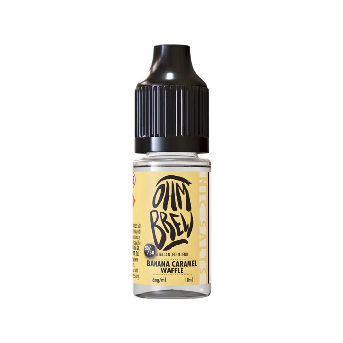 Banana-Caramel-Waffle-Ohm-Brew-Nic-Salt-50-50-E-Liquid