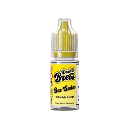 Banana Ice Nic Salt E-Liquid by Double Brew 10ml