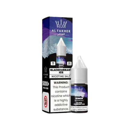 Blackcurrant Ice Nic Salt E-Liquid by Al Fakher 10ml